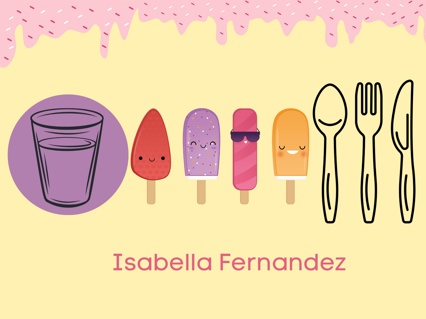 Individual de tela Personalizado