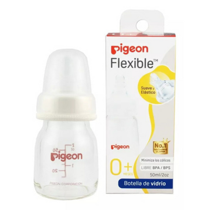 PIGEON Flexible MAMADERA (VIDRIO) 50ml