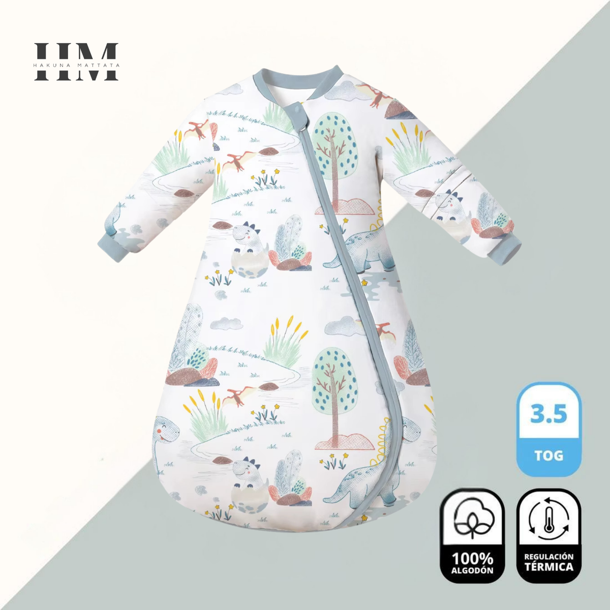 Saquito de Dormir Sueño Seguro /Nueva Colección / Tipo Redondeado / TOG 3.5