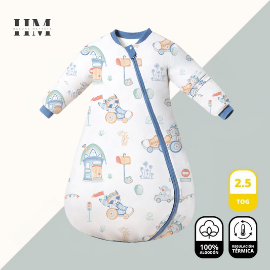 Saquito de Dormir Sueño Seguro /Nueva Colección /  Tipo Redondeado / TOG 2.5 /